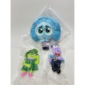 Inside Out 2 Plush Sadness Disgust Embarrassment Ennui Toy Set Disney Pixar